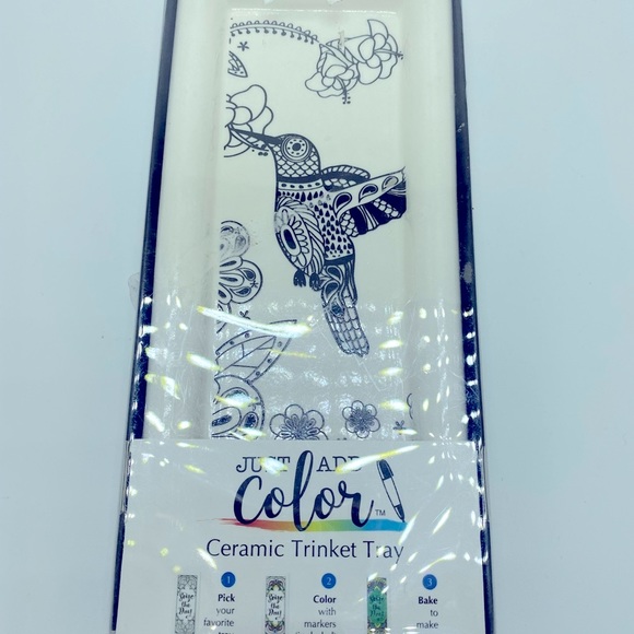 NEW Just Add Color Trinket Tray Craft Kit - Picture 3 of 3